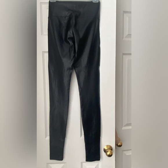 Aritzia Black Pleather Leggings - Picture 5 of 5